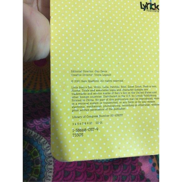 2001 Witzy Wonders Board Book Tabbed Preschool Children’s Book ~ Excellent - Picture 2 of 7